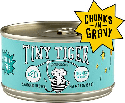 Tiny Tiger Chunks In Gravy Seafood Recipe Grain-free